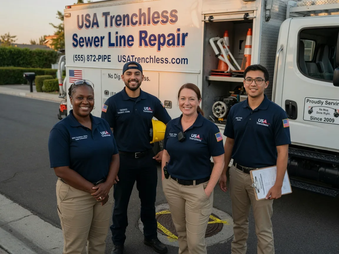 Sewer Line Repair company in Hallett, OK